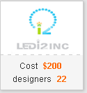 Logo design case study Ledi2inc